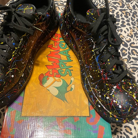 Swagg splash black and multi painted size 9 … new in box make and offer - Picture 2 of 8